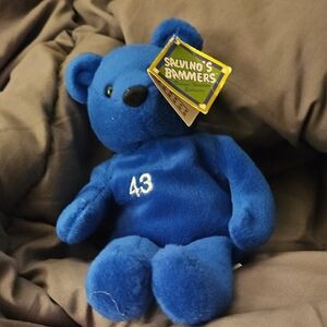 Salvino's Bammers Blue Bear Plush